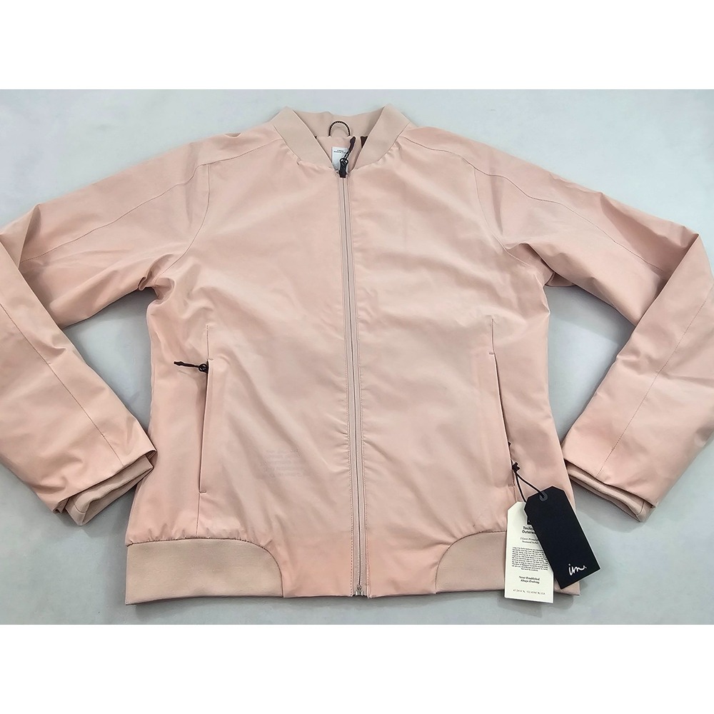 Imperial Motion Womens Balance Bomber Jacket Pink Technical Primaloft Large NEW